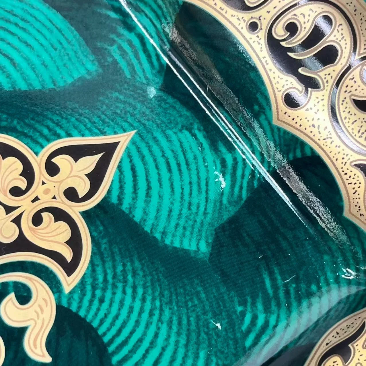 Patek Philippe Genève 2010 Emerald Byzantine Porcelain Tray